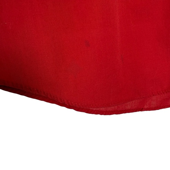 VTG 90s Ely Country Charmers Western Pearl Snap Shirt Womens L Red Embroidered - Picture 6 of 11